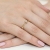 Pierścionek Diament 0,12ct żółte złoto