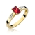 Pierścionek Rubin 0,80ct złoto Pierścionek Rubin 0,80ct złoto