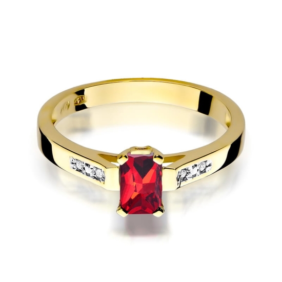 Pierścionek Rubin 0,80ct złoto Pierścionek Rubin 0,80ct złoto