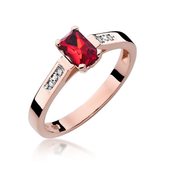 Pierścionek Rubin 0,80ct złoto Pierścionek Rubin 0,80ct złoto