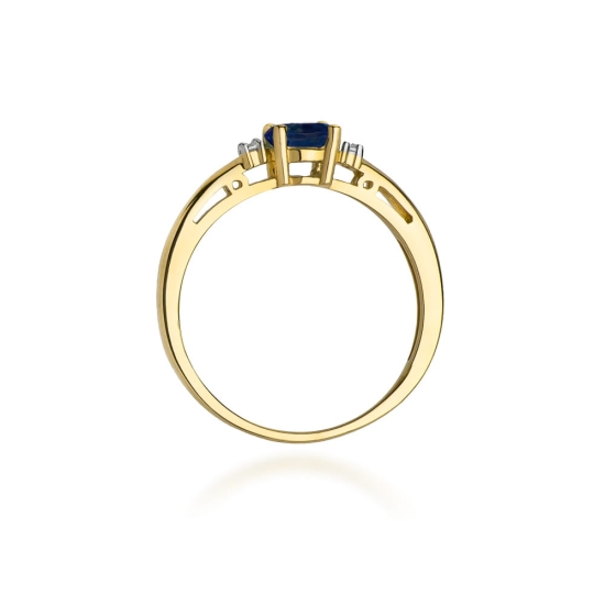 Pierścionek Szafir 0,70ct złoto